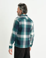 Whiting Overshirt Green Ombre Check