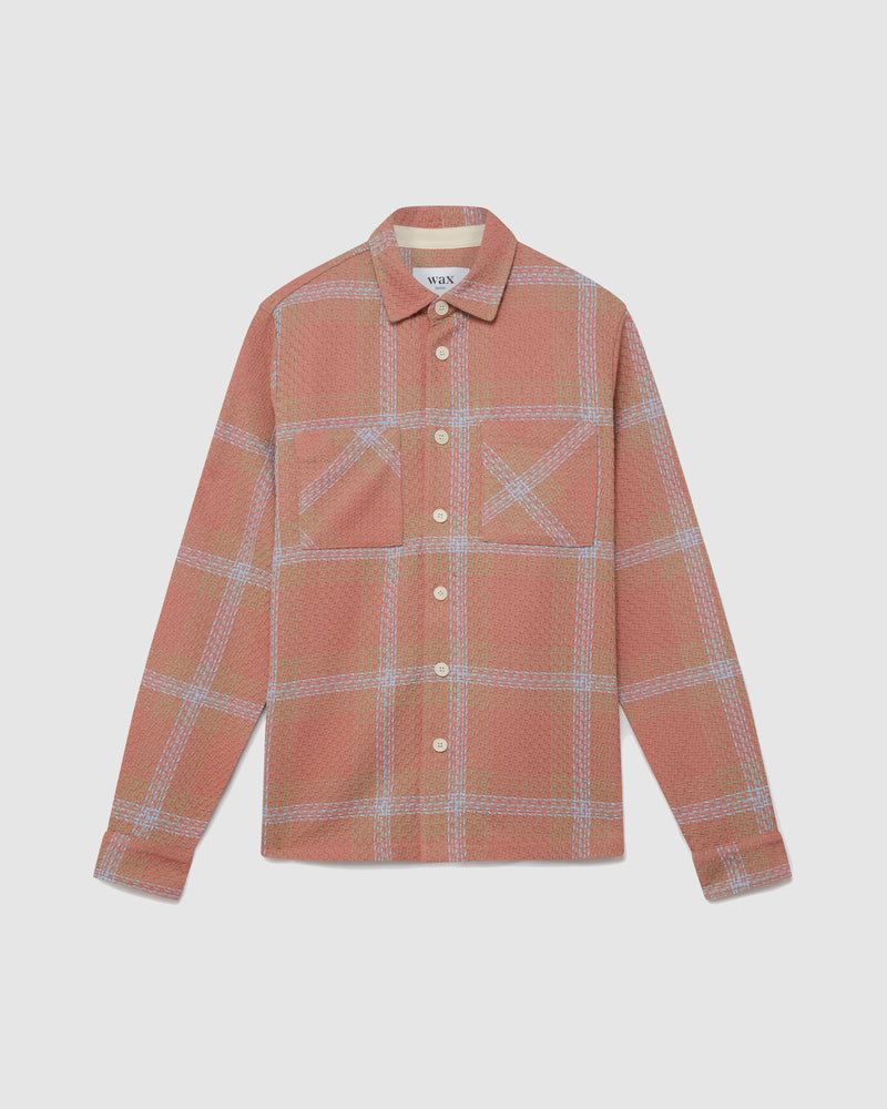 Whiting Overshirt Pink/Blue Mio Check