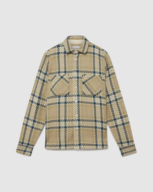 Whiting Overshirt Sage/Navy Park Check